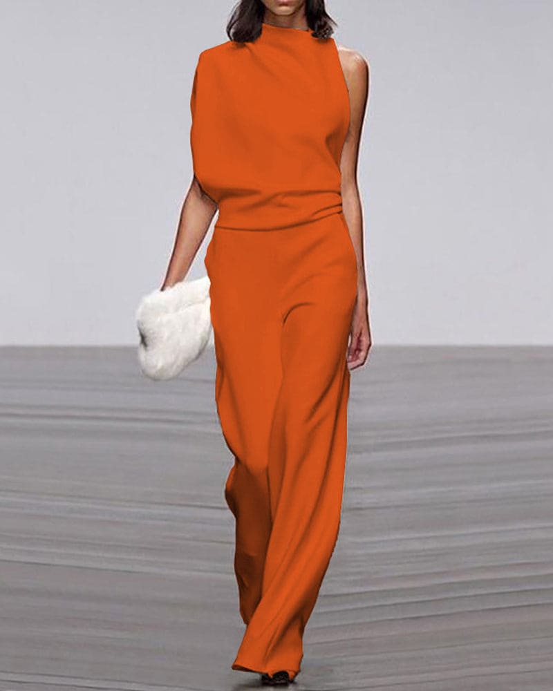 Loose Fit Summer Maxi Jumpsuit for Women