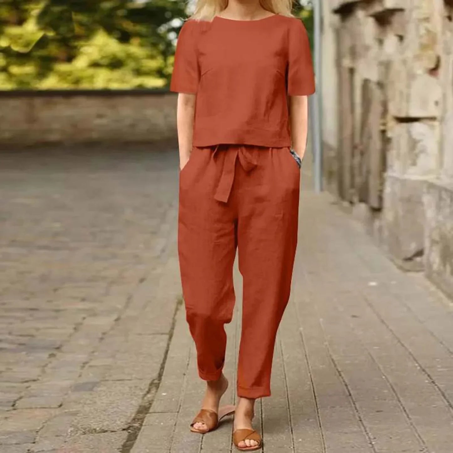 Women's Lightweight Breathable Pantsuit