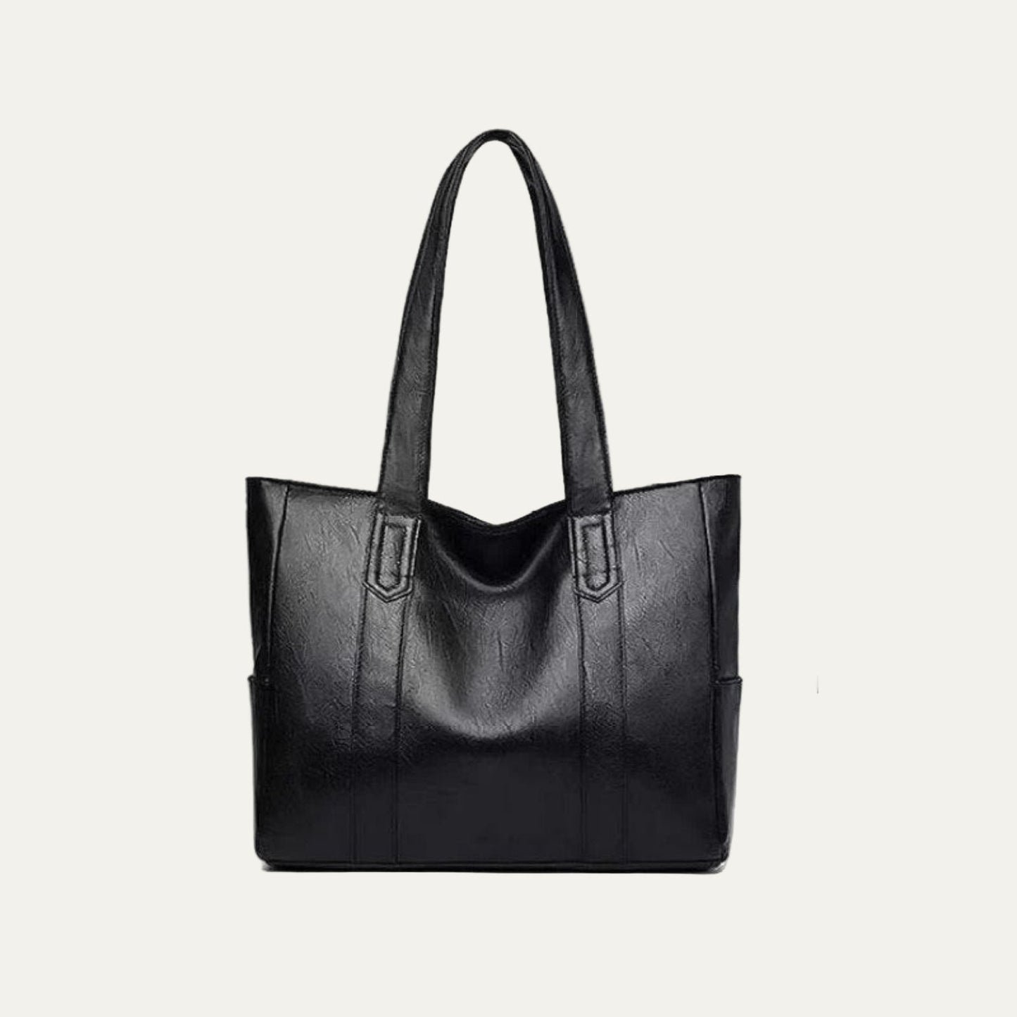Classic Vegan Leather Shoulder Bag