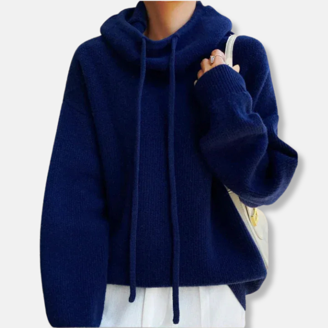 Cozy Women's Oversized Crew Neck Sweater