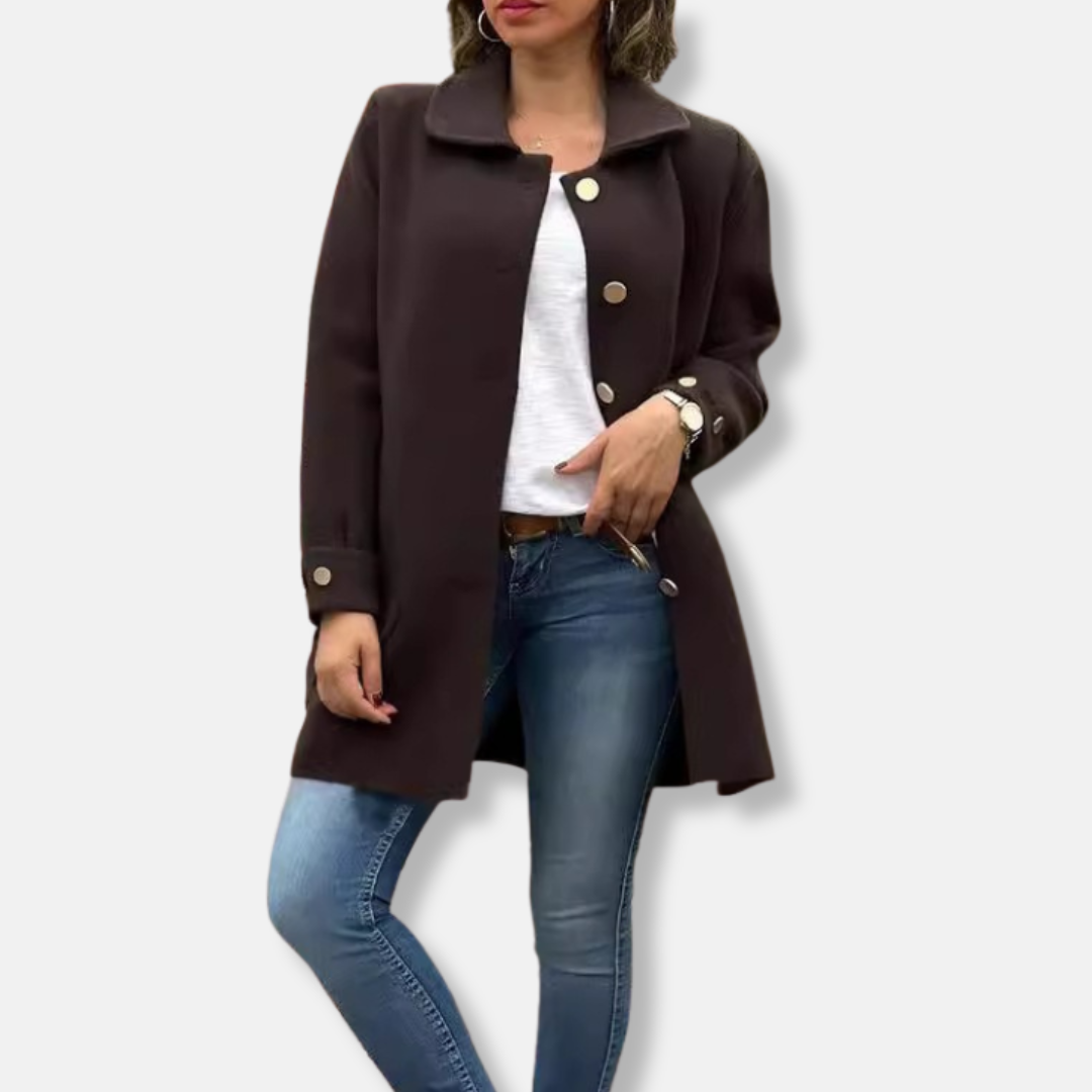Classic Oversized Wool Blend Long Coat for Women