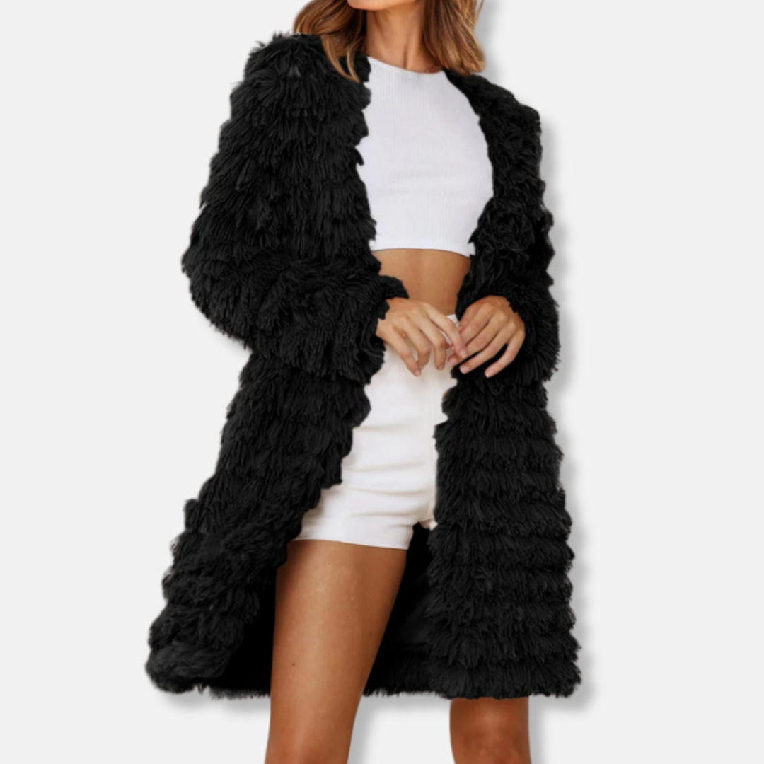 Cozy Oversized Open Front Cardigan Sweater
