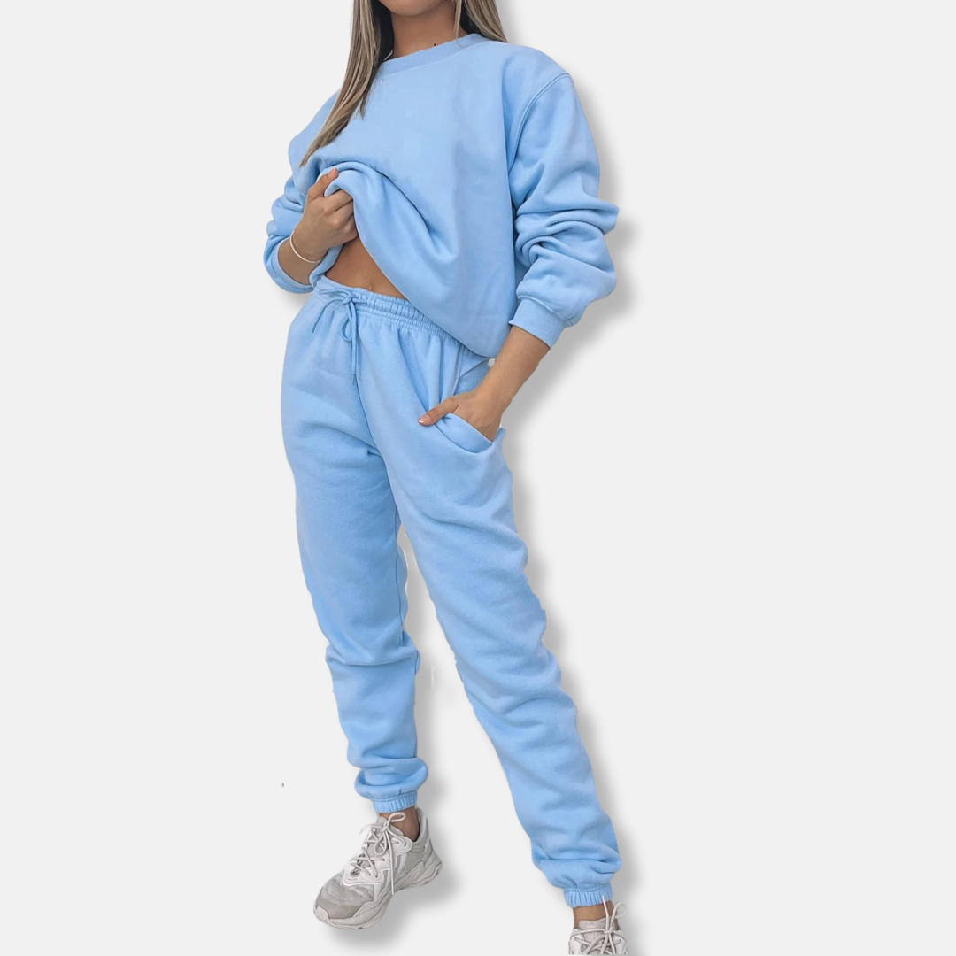 Cozy Women's Lounge Set - Soft Top and Bottoms