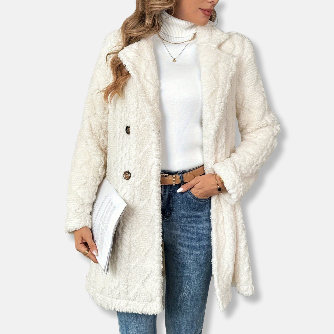 Soft Double Breasted Womens Winter Coat