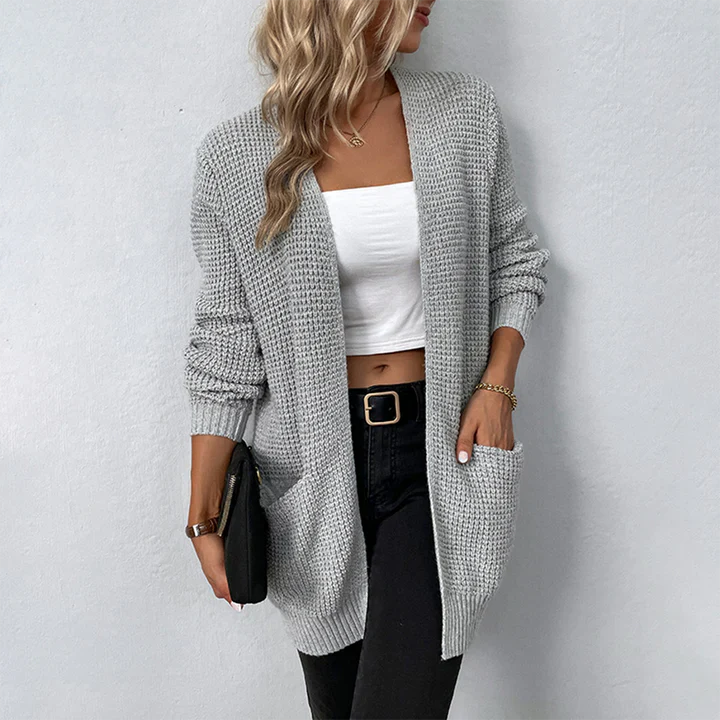 Cozy Long Sleeve Open Front Cardigan