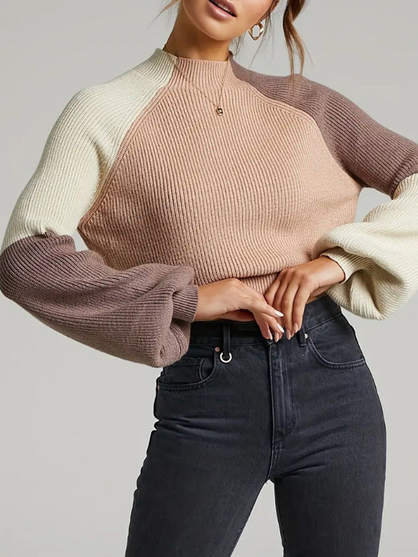 Comfy Women's Cropped Pullover Sweater