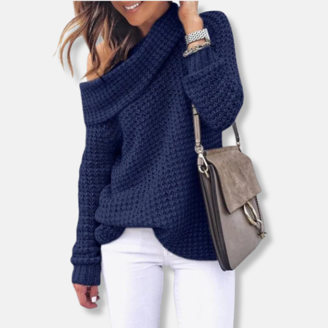 Women's Cozy Oversized Sweater Top