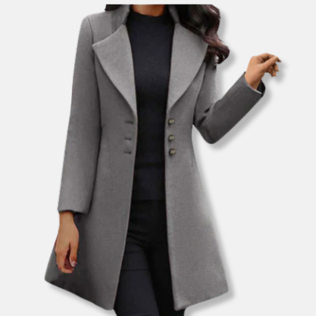 Classic Fit Double Breasted Wool Trench Coat