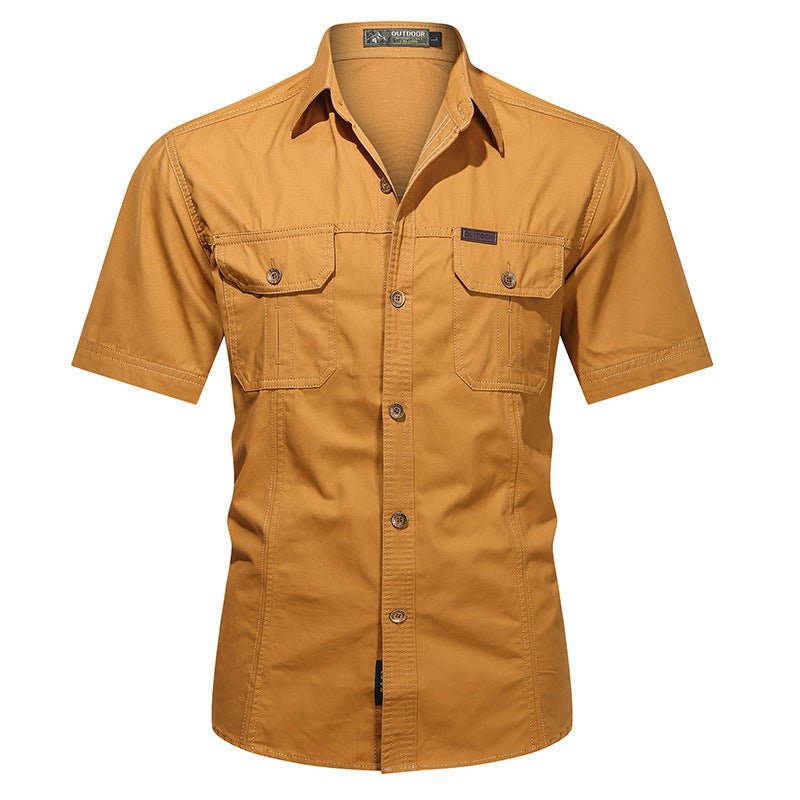 Comfortable Short Sleeve Casual Work Shirt