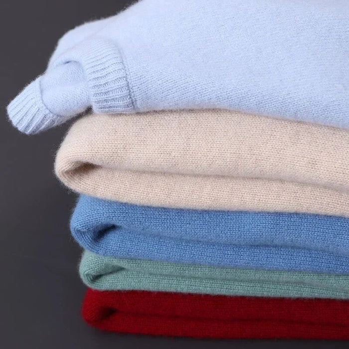 Relaxed Fit Men's Cashmere Sweater