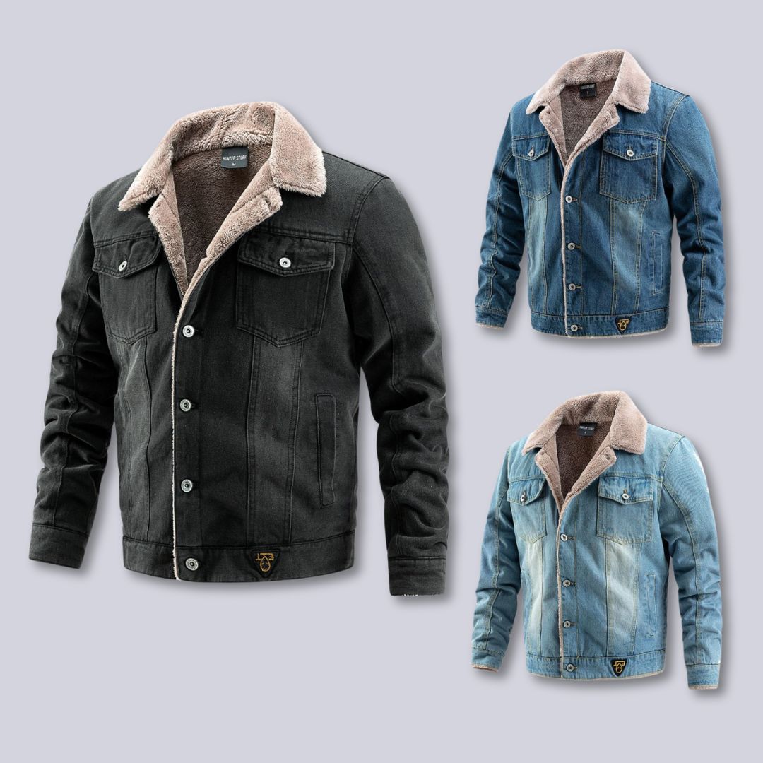 Rugged Blue Jeans Jacket