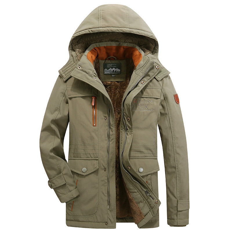 Insulated Water Resistant Winter Parka Coat