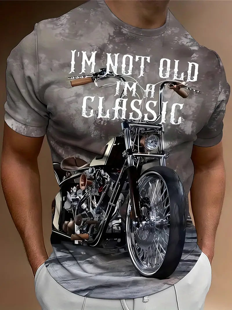 Vintage Style Mens Tee Shirt - OutfitLondon