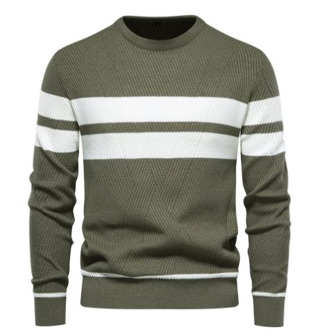 Warm and Cozy Striped Dundeve Sweater