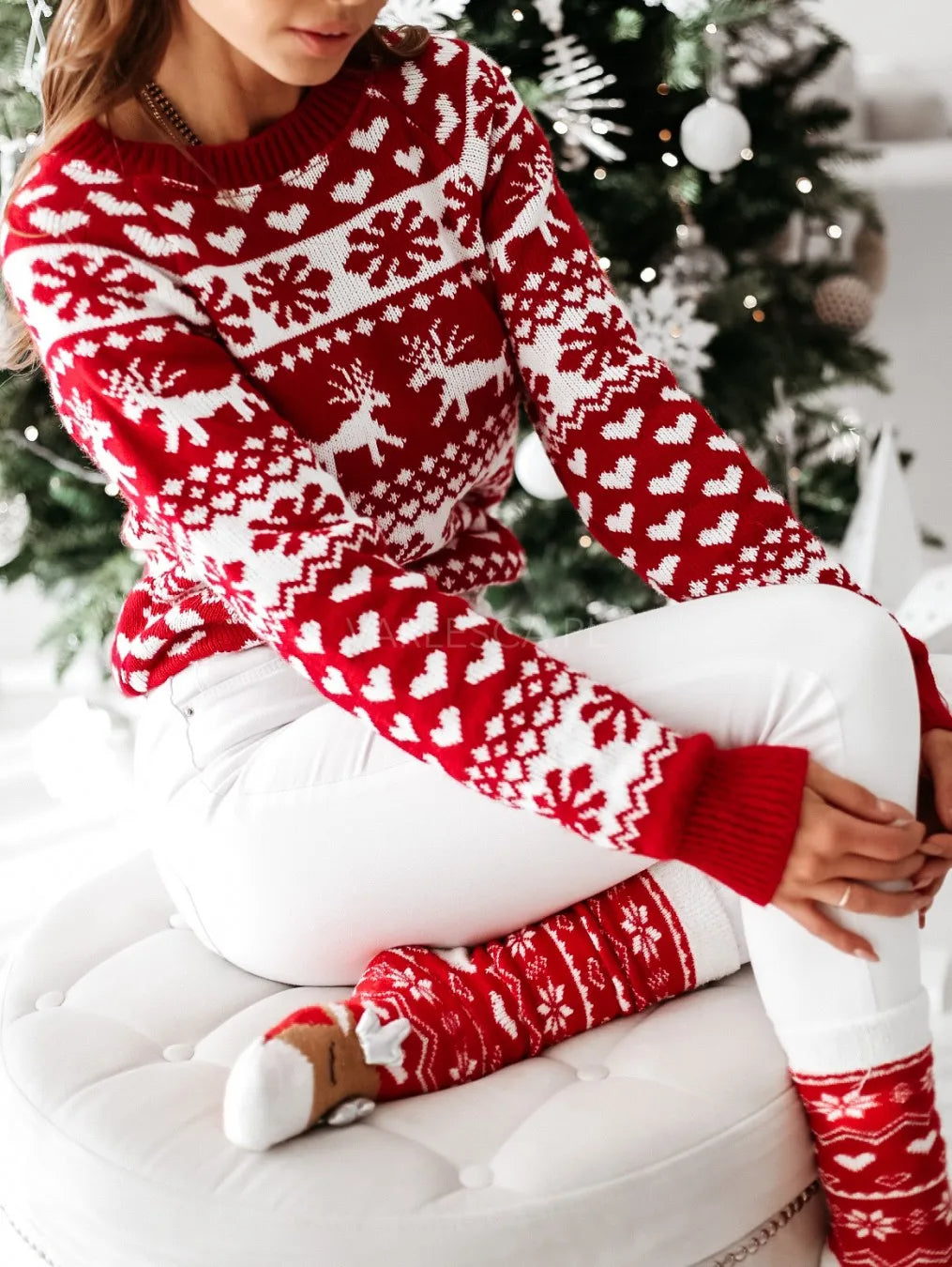 Soft Purple Holiday Sweater for Women