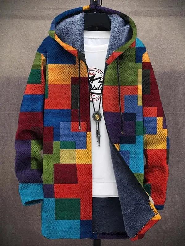 Elegant Graphic Print Cardigan