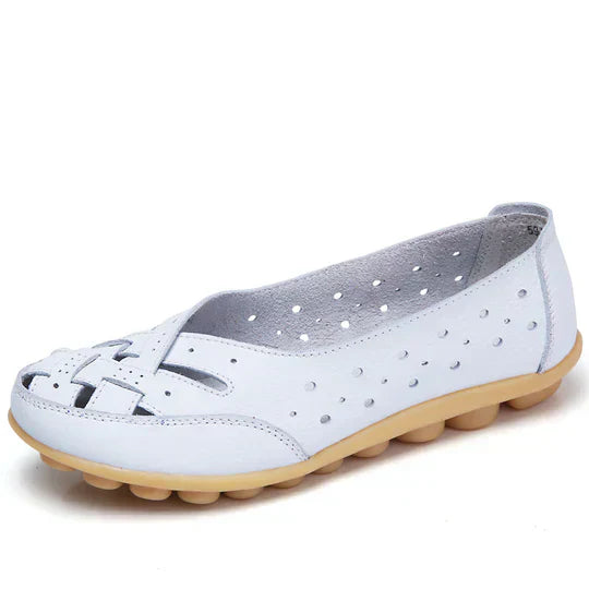 Soft Leather Ballet Flat Shoes