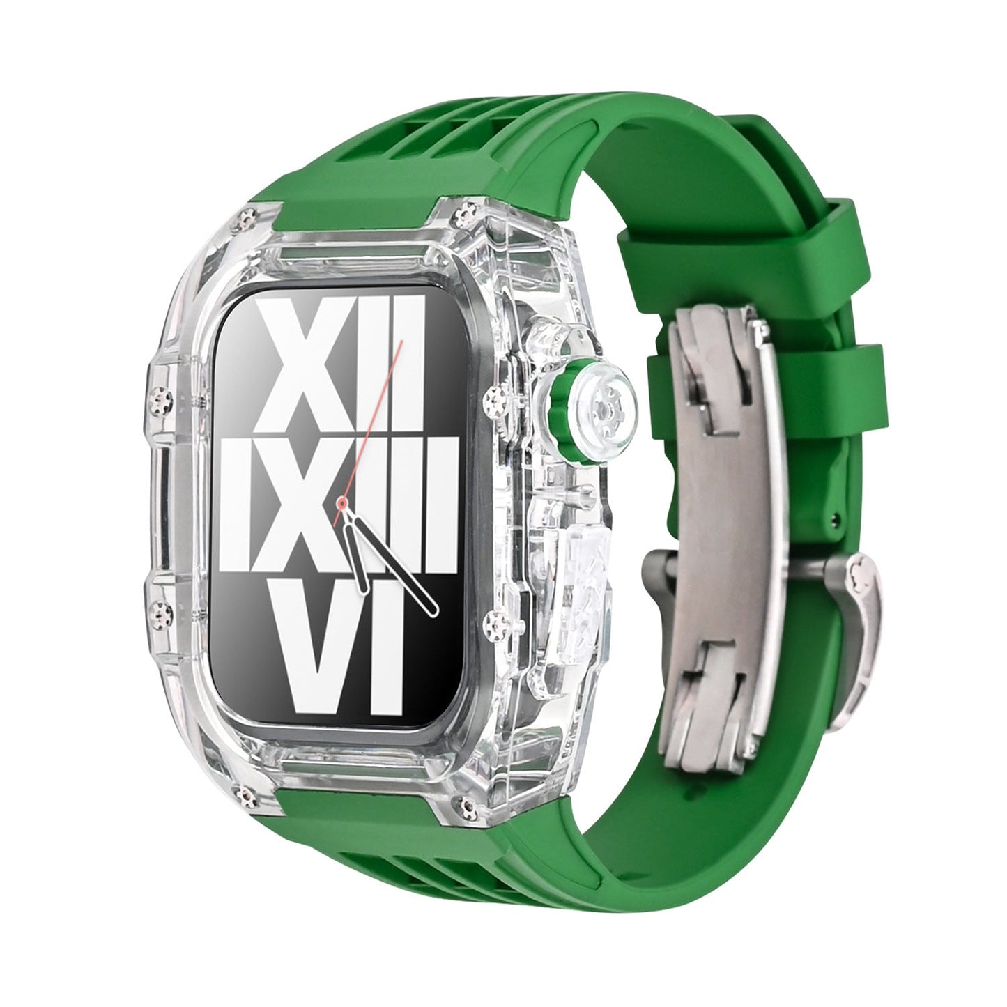Transparent Cover and Comfortable Strap Kit for Apple Watch
