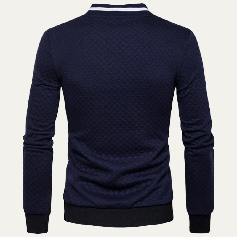Stylish Quilted Mens Bomber Coat