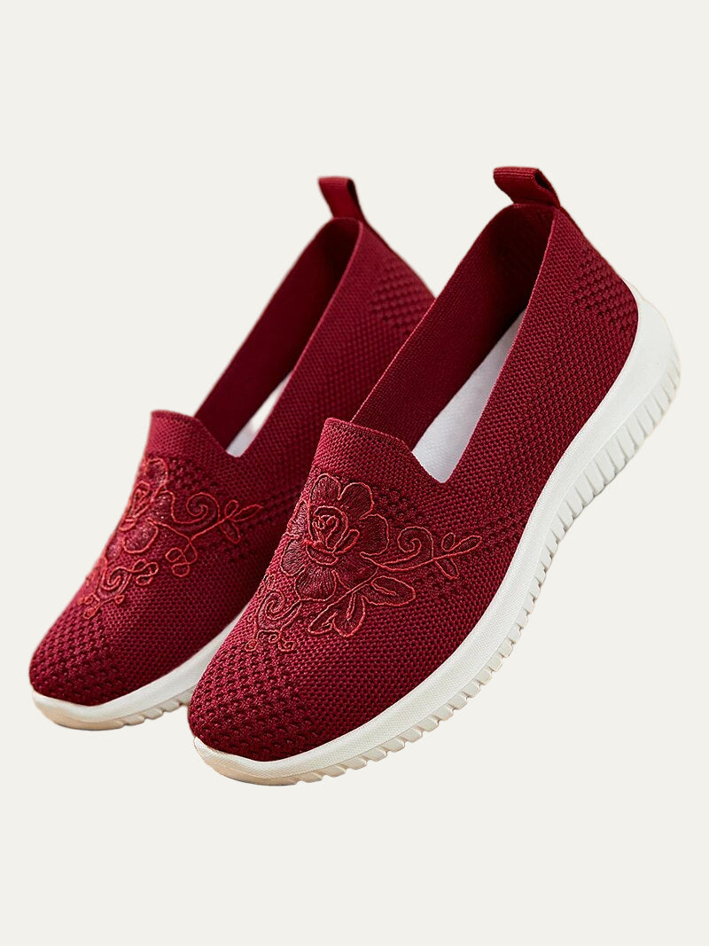 Lightweight Comfortable Floral Sneaker Shoes for Women