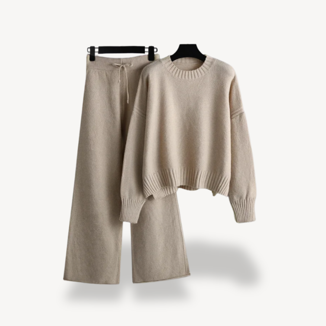 Ladies Cozy Jumper and Trousers Set