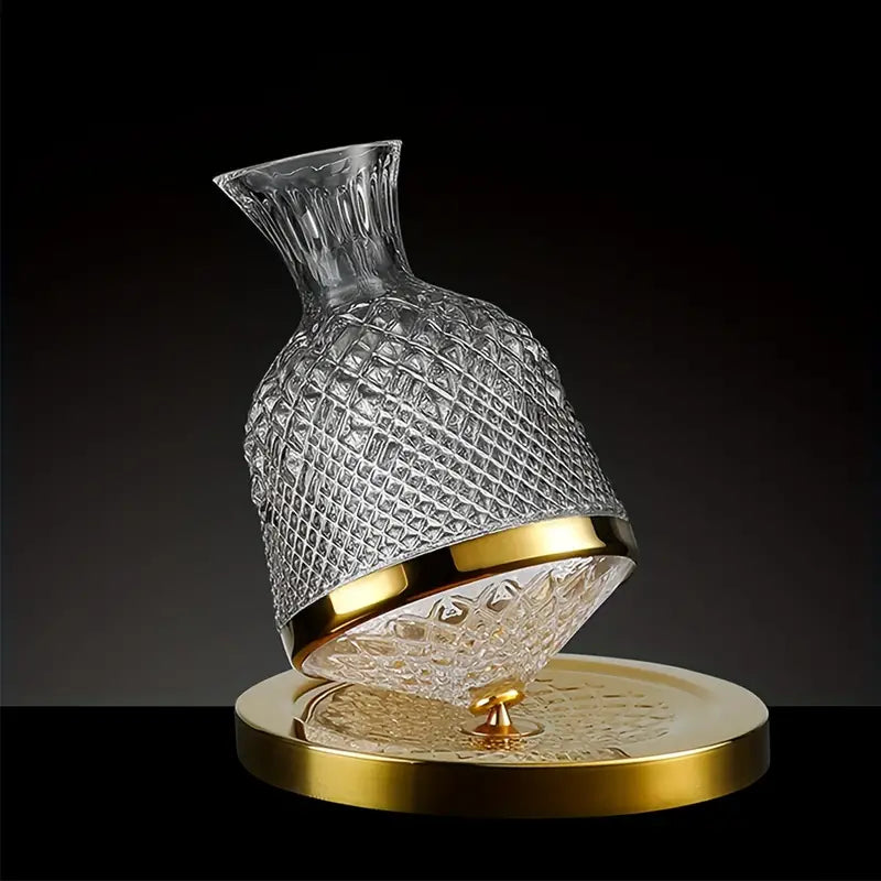 Luxury Swivel Wine and Spirits Decanter