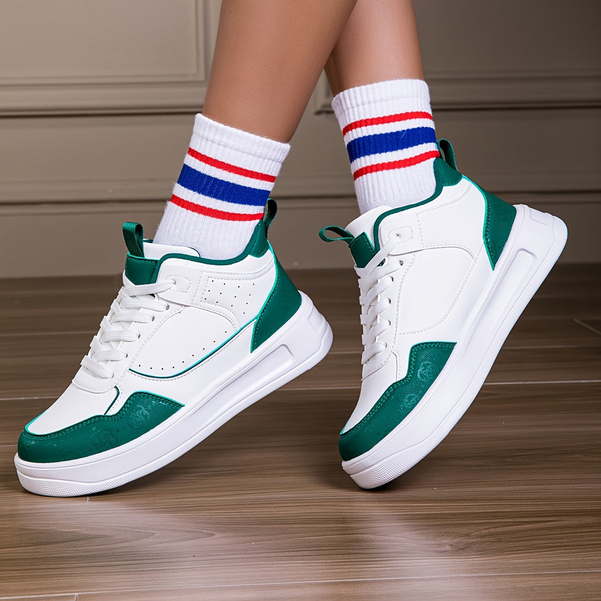 Fashionable Ladies High Top Sneakers