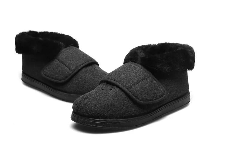 Comfortable Fit Cotton Sneakers - Extra Wide Feet