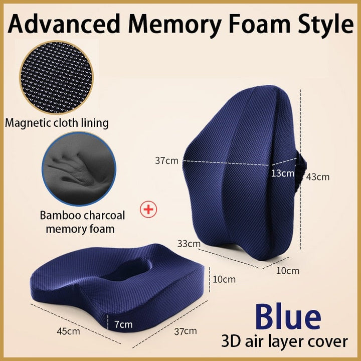 Upgraded Orthopedic Memory Foam Seat Cushion