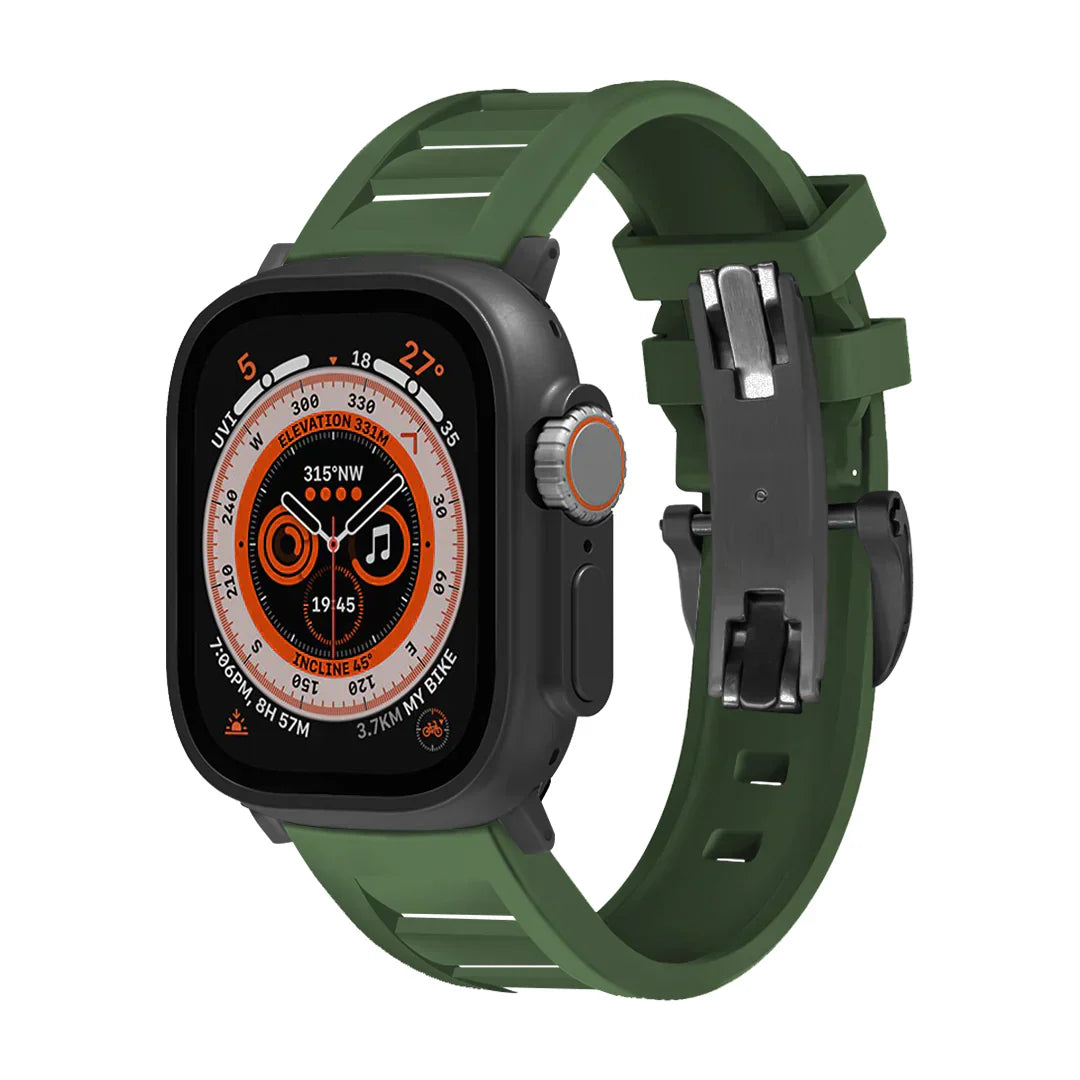 Vibrant Floral Buckle Apple Watch Band