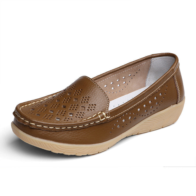 Slip On Loafers Casual Hollowed Out.Women Shoes
