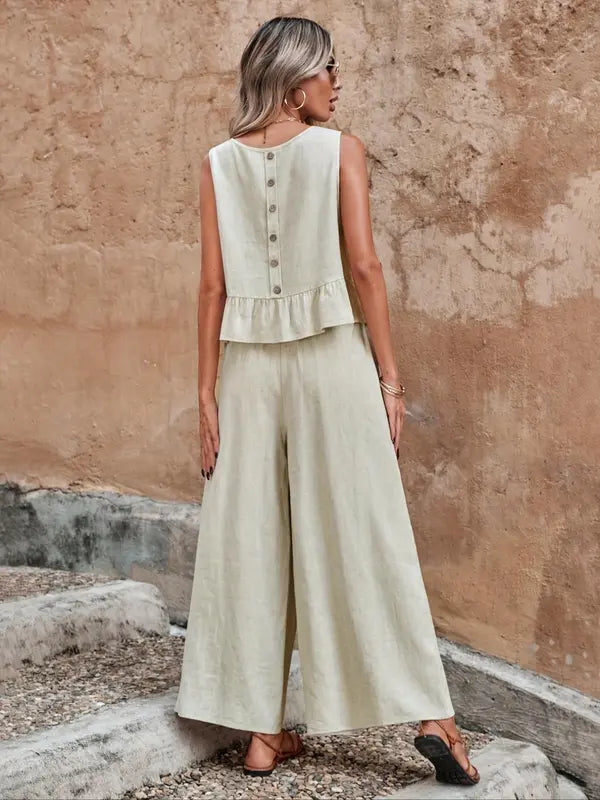 Comfy Sleeveless Lounge Wear Set