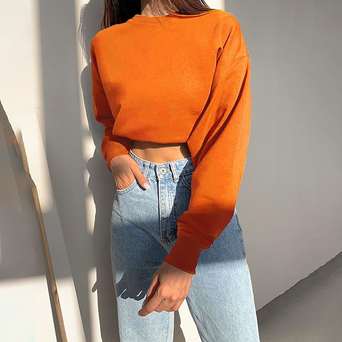 Women's Oversized Crew Neck Sweater
