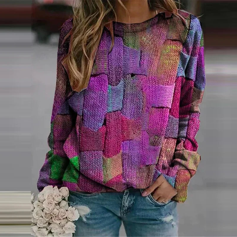 Vibrant Ladies Crew Neck Sweater