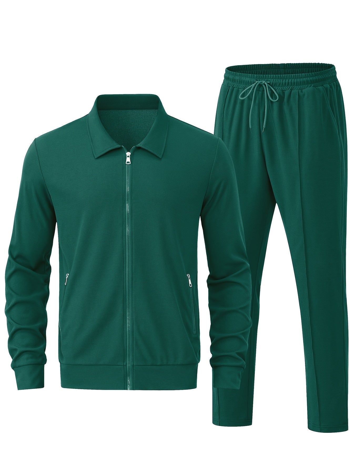 Athletic Mens Tracksuit Jacket and Pant Set