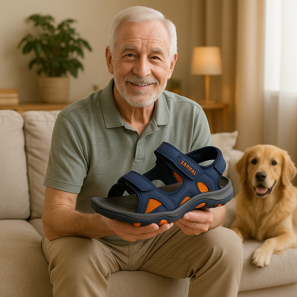 Ergonomic Orthopaedic Men's Sandals for Pain Relief