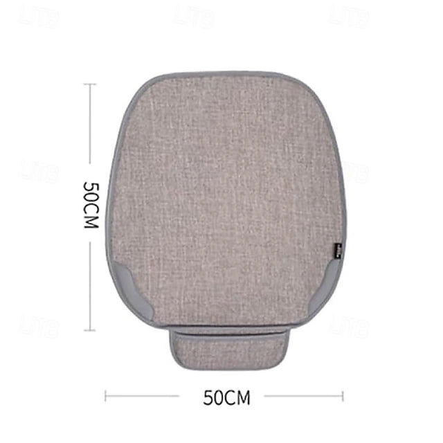1pc Waterproof Anti-Slip Seat Cushion Cover for Front Car Seats, Easy Installation, Universal Fit