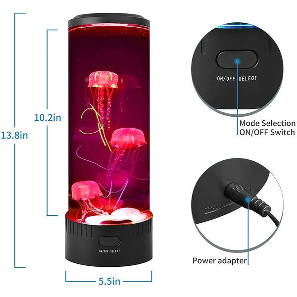 LED Jellyfish Lava Lamp Aquarium