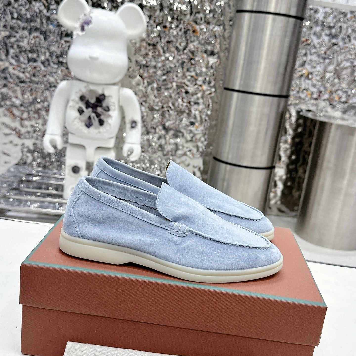Soft Leather Slip On Shoes