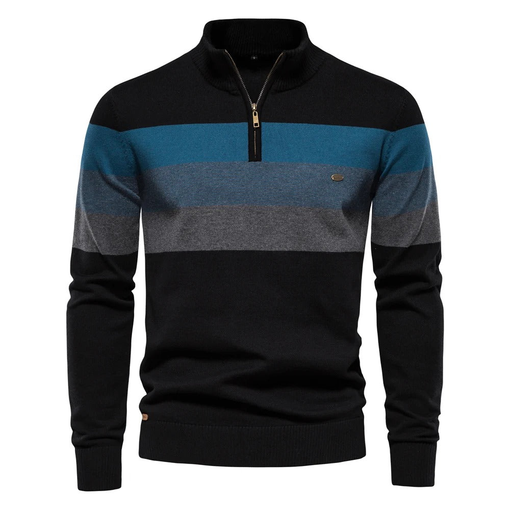 Timeless Stripe Crew Neck Sweater
