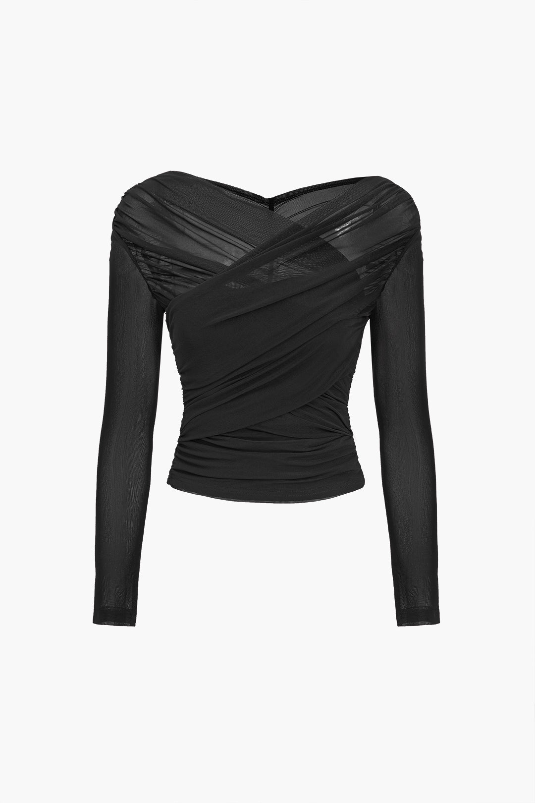 Feminine Women's Soft Airy Long Sleeve Top