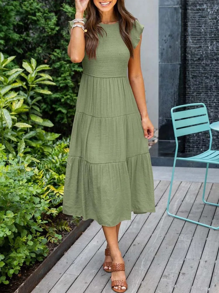 Beautiful Flowy Long Sleeve Dress