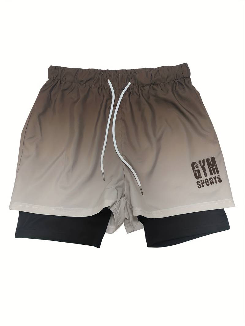 Men's Dual Layer Reversible Ombre Shorts