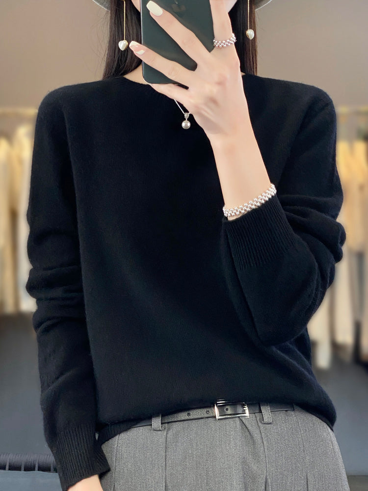 Cozy Winter Knitted Pullover Sweater