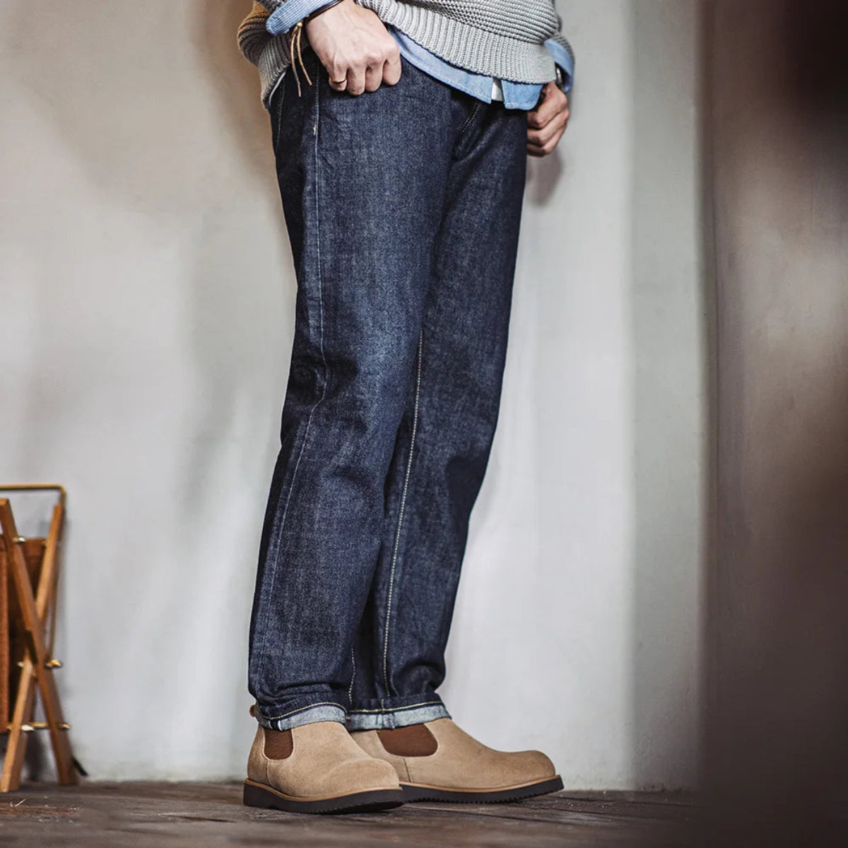 Luxury Men's Suede Ankle Boots