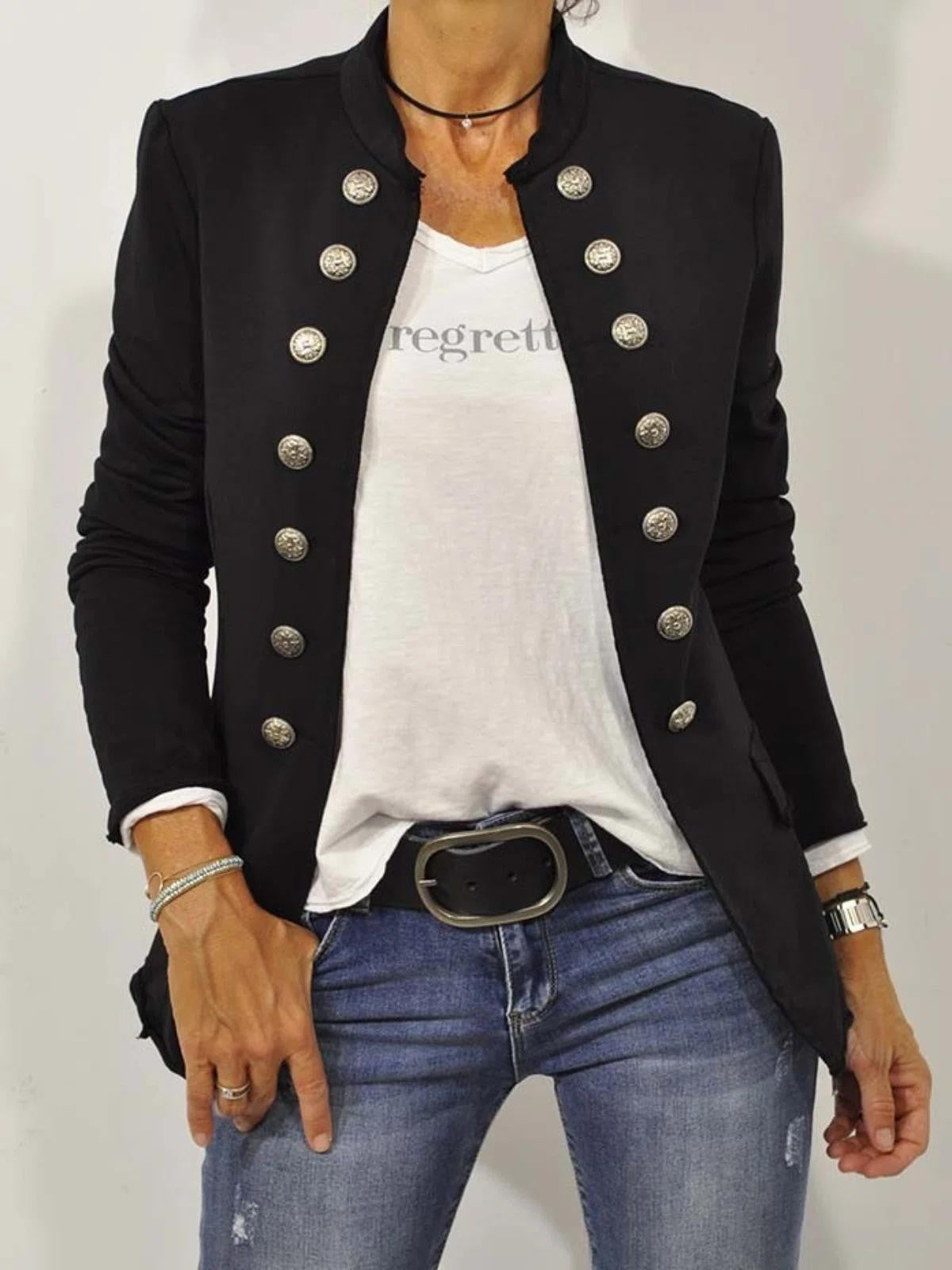 Vintage Military Style Women's Jacket - OutfitLondon
