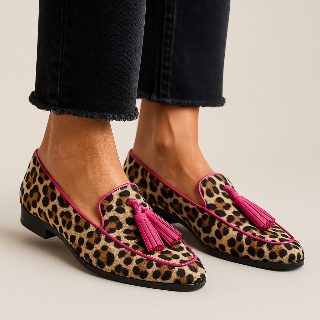 Comfortable Faux Fur Trim Slippers - OutfitLondon