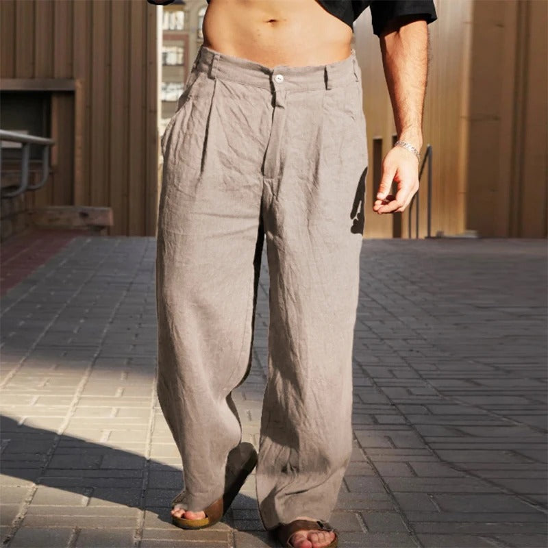 Breathable Cotton Casual Pants