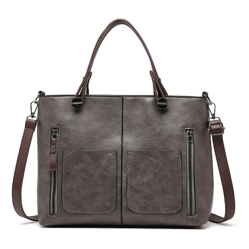 Authentic Tan Leather Cross Body Handbag