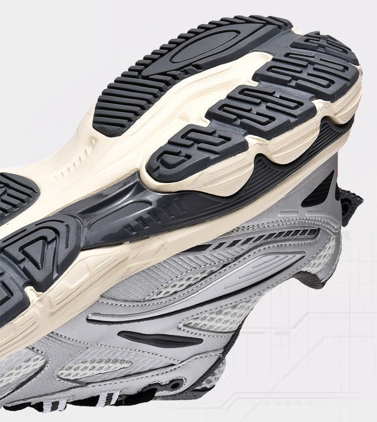 Lightweight Running Shoes Grey